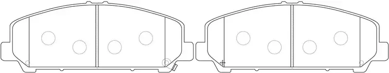 Тормозные колодки SB NAGAMOCHI BP20841