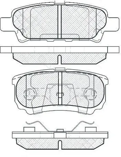 Тормозные колодки SB NAGAMOCHI BP23502