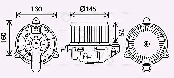 Моторчик печки AVA FD8626