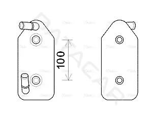 Радиатор АКПП AVA AI3356