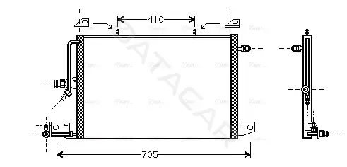 Радиатор кондиционера AVA AI5117