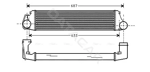 Интеркулер AVA BW4207