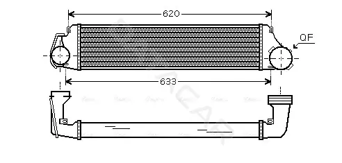 Интеркулер AVA BW4282