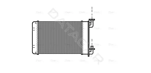 Радиатор печки AVA BW6022