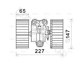 Моторчик печки AVA BW8470