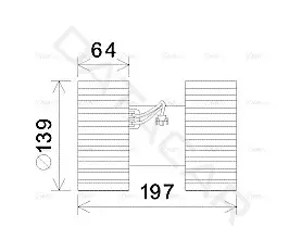 Моторчик печки AVA BW8480