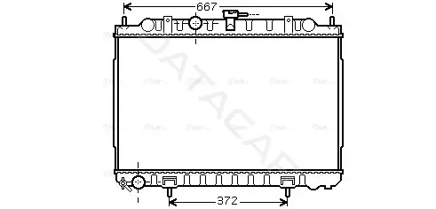 Радиатор охлаждения AVA DN2238