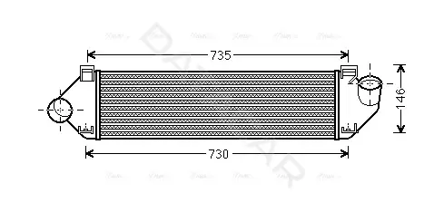 Интеркулер AVA FDA4438
