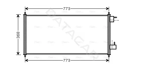 Радиатор кондиционера AVA FDA5361