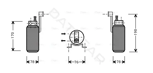 Осушитель кондиционера AVA FDD296