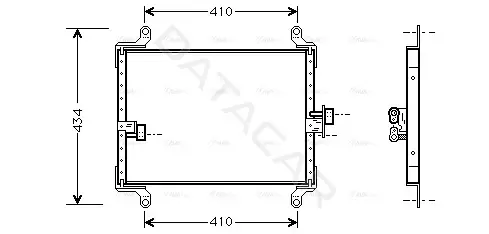 Радиатор кондиционера AVA FT5206