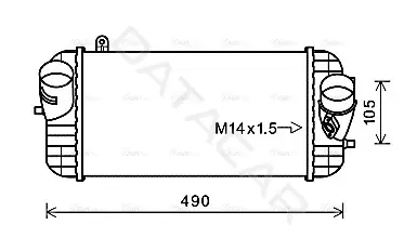 Интеркулер AVA HY4326