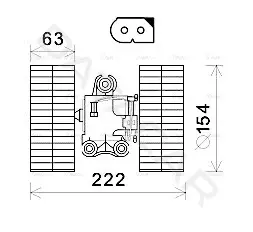 Моторчик печки AVA MS8632