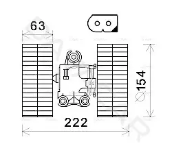 Моторчик печки AVA MS8633