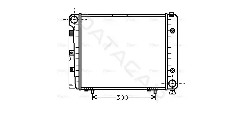 Радиатор охлаждения AVA MSA2066