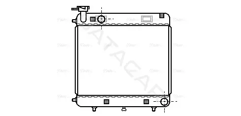 Радиатор охлаждения AVA MSA2085