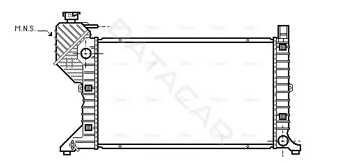 Радиатор охлаждения AVA MSA2183