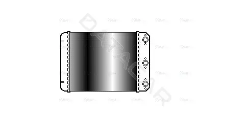 Радиатор печки AVA MSA6107