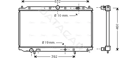 Радиатор охлаждения AVA MTA2101