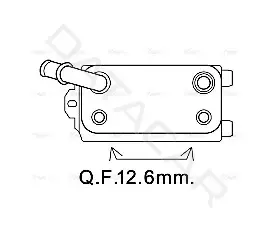 Радиатор АКПП AVA VO3170