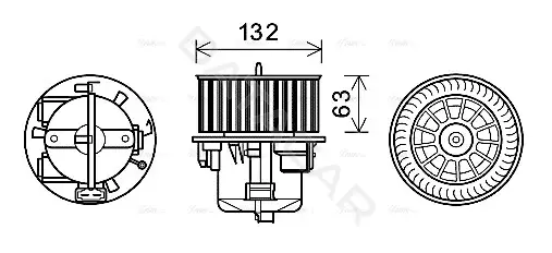 Моторчик печки AVA VO8179