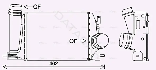 Интеркулер AVA DN4451