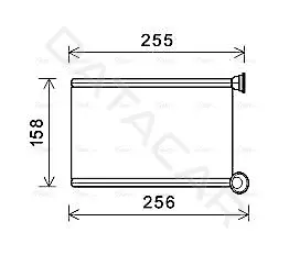 Радиатор печки AVA RTA6551