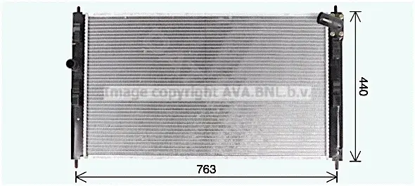 Радиатор охлаждения AVA MT2274
