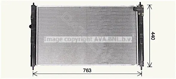 Радиатор охлаждения AVA MT2275