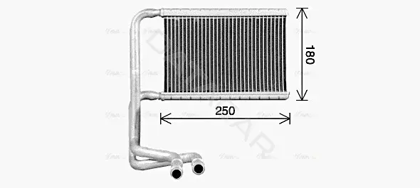 Радиатор печки AVA FD6693