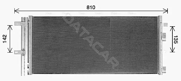 Радиатор кондиционера AVA FD5659D
