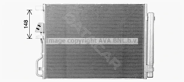 Радиатор кондиционера AVA HY5469D