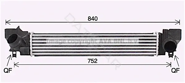 Интеркулер AVA BW4578