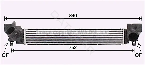 Интеркулер AVA BW4579