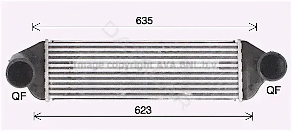 Интеркулер AVA BW4580