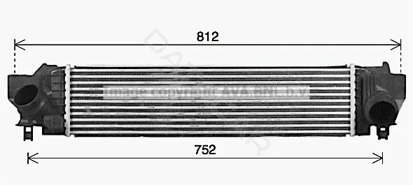 Интеркулер AVA BW4582