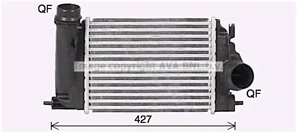 Интеркулер AVA DN4458