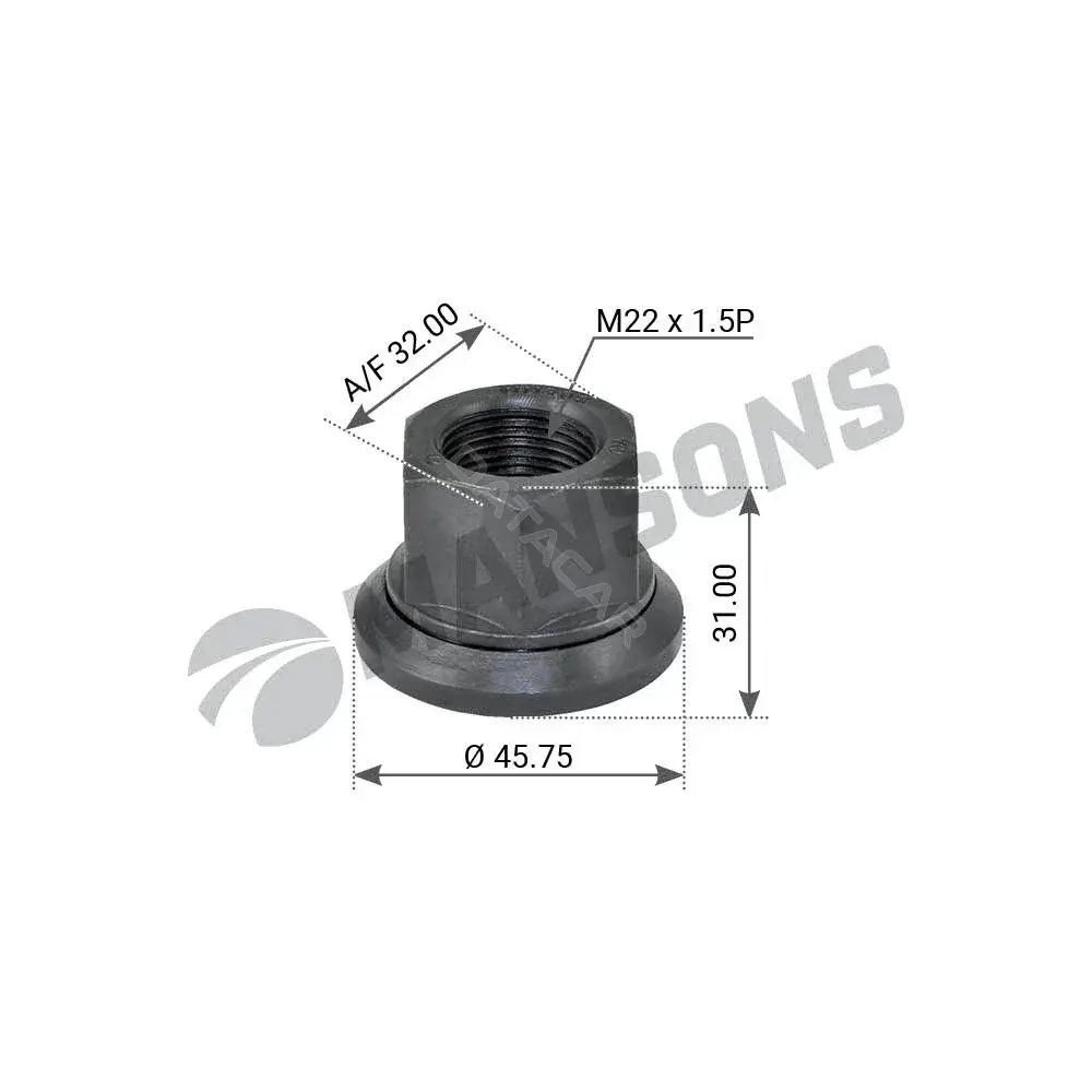 Гайка колеса MANSONS WN308