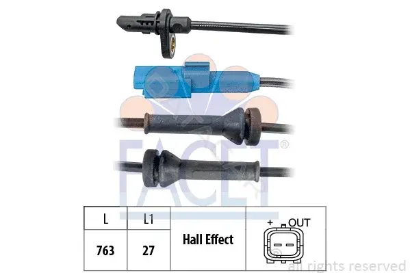 Датчик АБС FACET 21.0060