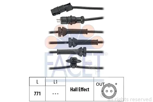 Датчик АБС FACET 21.0156