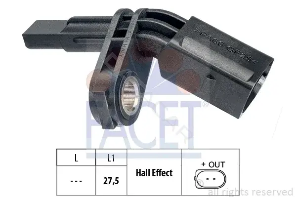 Датчик АБС FACET 21.0007
