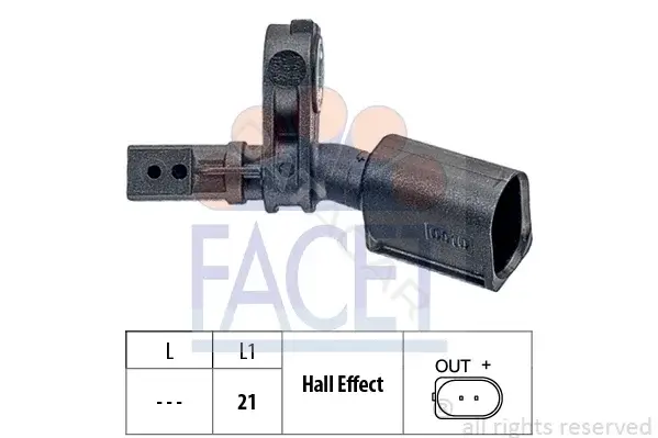 Датчик АБС FACET 21.0010
