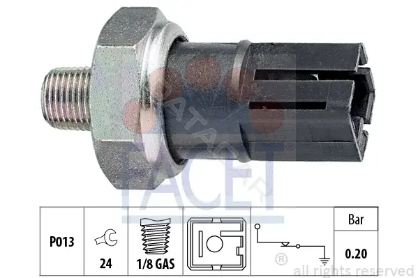 Датчик давления масла FACET 7.0042