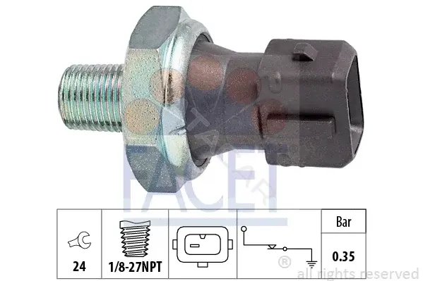 Датчик давления масла FACET 7.0091