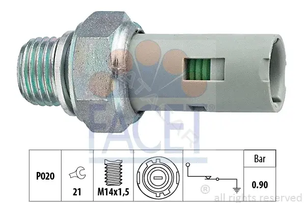 Датчик давления масла FACET 7.0153