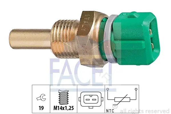 Датчик температуры охлаждающей жидкости FACET 7.3204