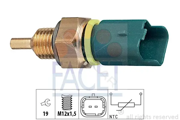 Датчик температуры охлаждающей жидкости FACET 7.3276