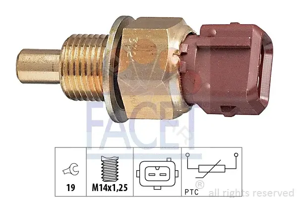 Датчик температуры охлаждающей жидкости FACET 7.3321
