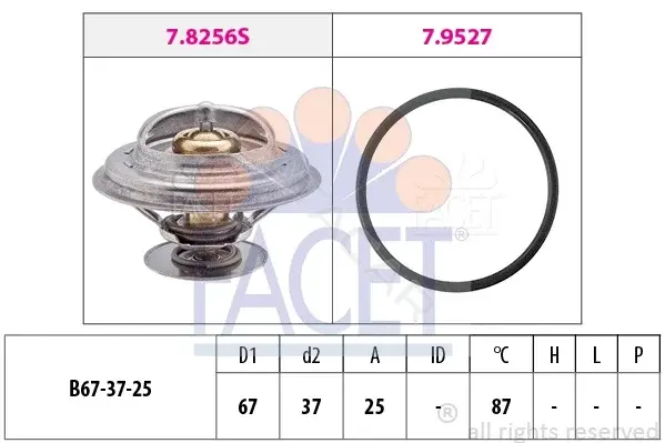 Термостат FACET 7.8256