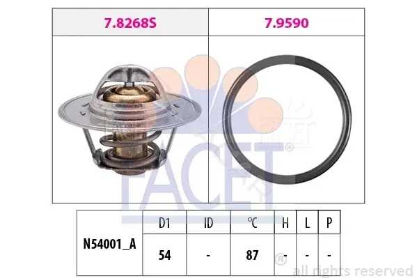 Термостат FACET 7.8268